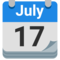 Tear-Off Calendar emoji on Google